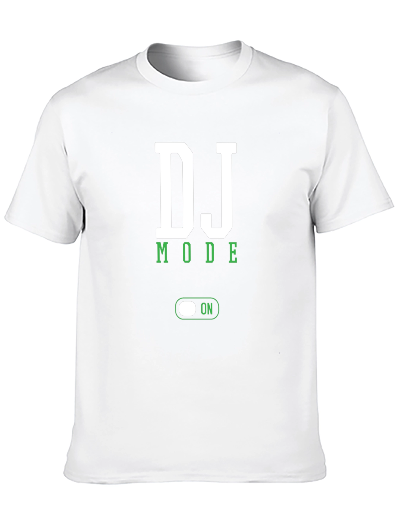 DJ Mode On T-Shirt - Black Cotton Blend Tee