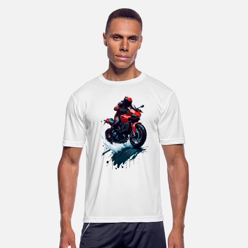 Illustration sport motorcycle