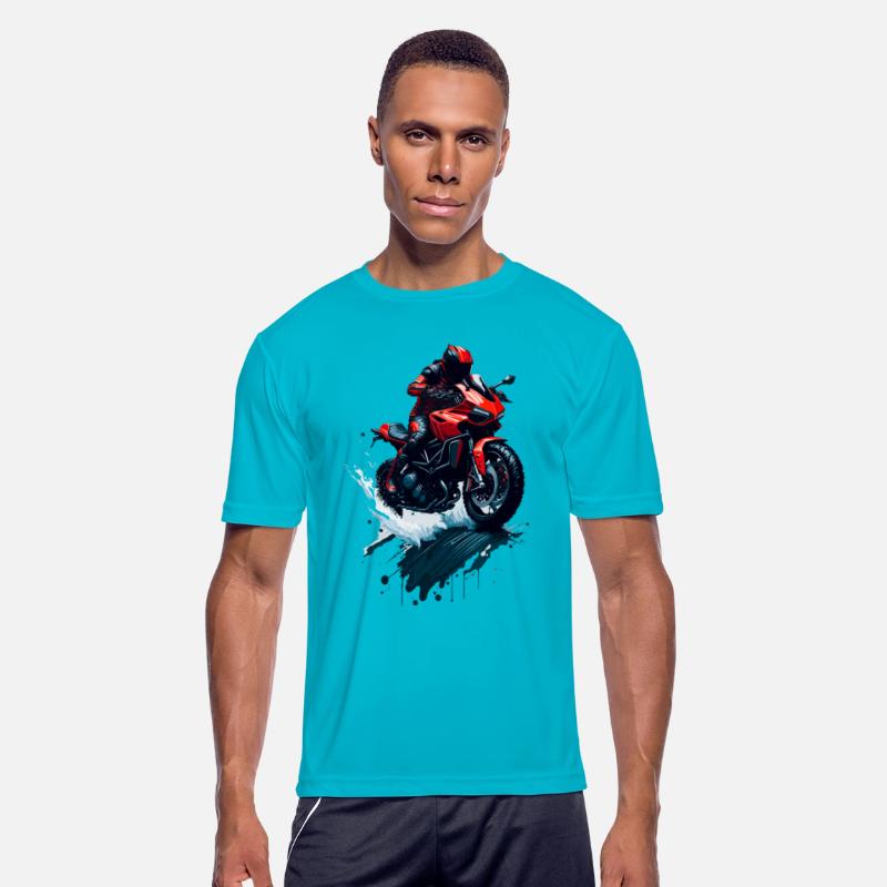 Illustration sport motorcycle
