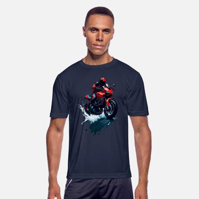 Illustration sport motorcycle