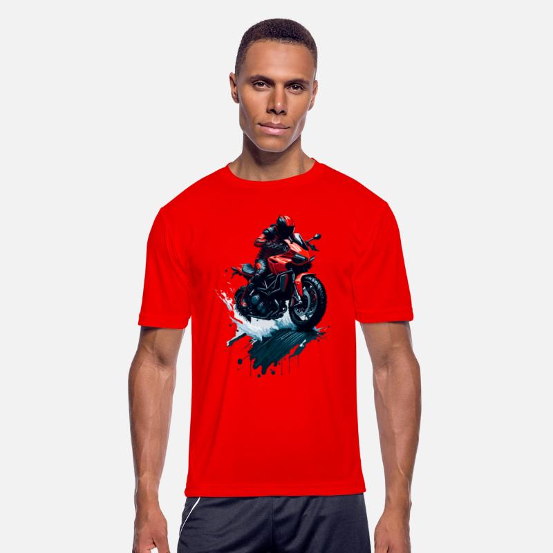 Illustration sport motorcycle
