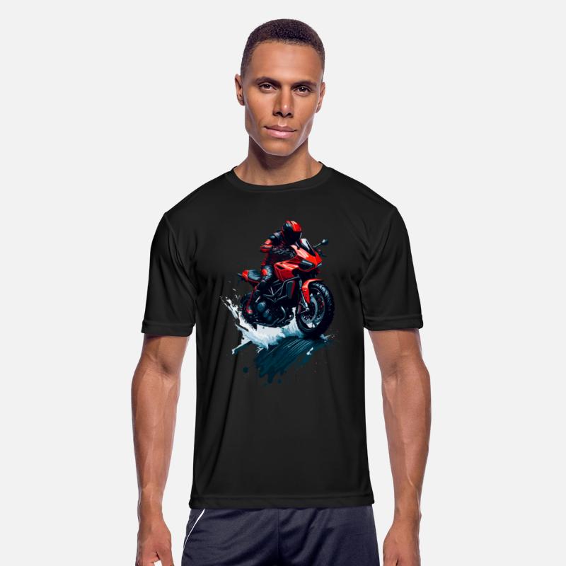 Illustration sport motorcycle