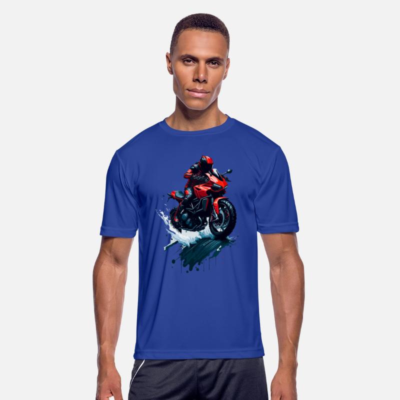Illustration sport motorcycle