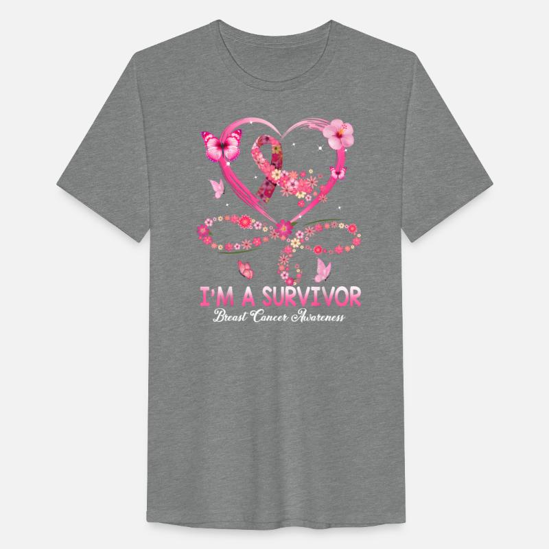 Im A Survivor Breast Cancer Awareness Pink Ribbon