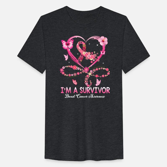 Im A Survivor Breast Cancer Awareness Pink Ribbon