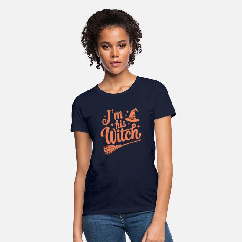 I'm His Witch - Funny Halloween Witch Shirt