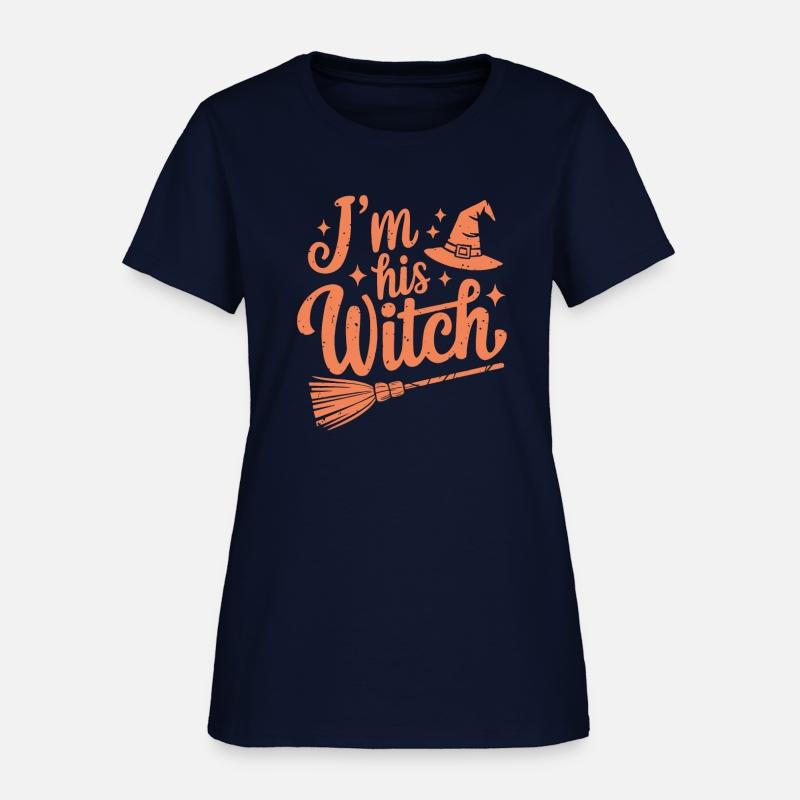 I'm His Witch - Funny Halloween Witch Shirt