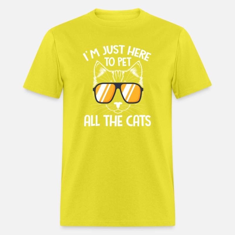 I'm Just Here To Pet All The Cats
