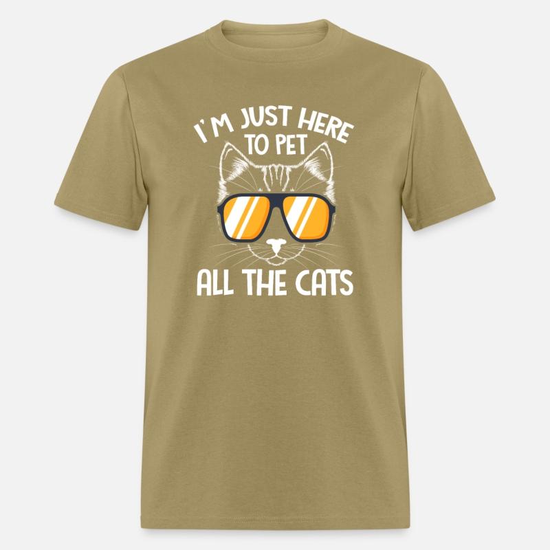 I'm Just Here To Pet All The Cats