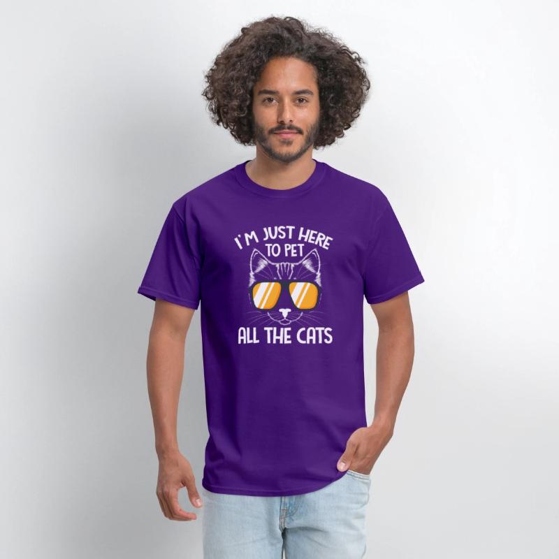 I'm Just Here To Pet All The Cats