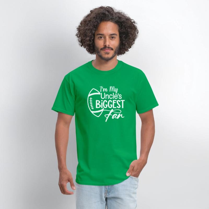 I'm My Uncle's Biggest Fan Cheering Football Shirt