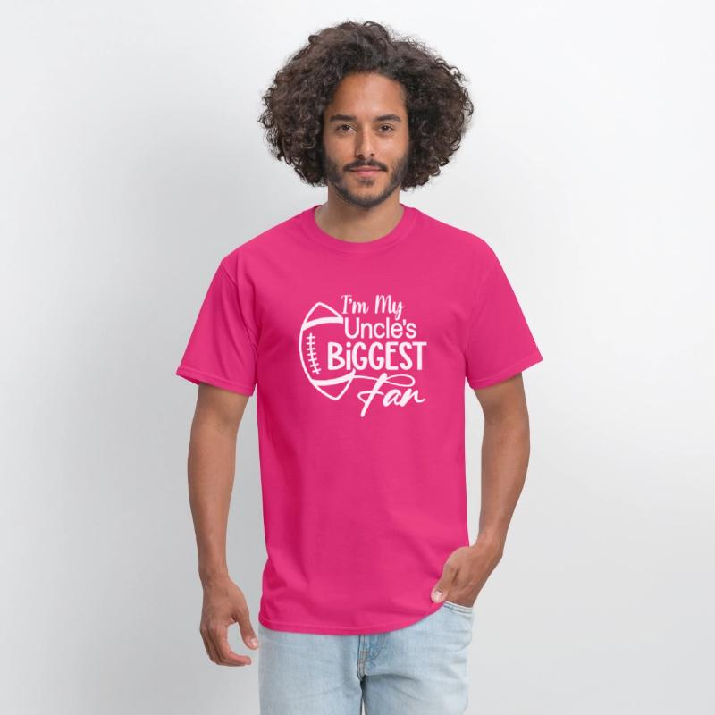 I'm My Uncle's Biggest Fan Cheering Football Shirt