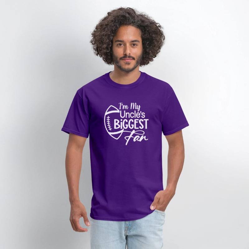 I'm My Uncle's Biggest Fan Cheering Football Shirt