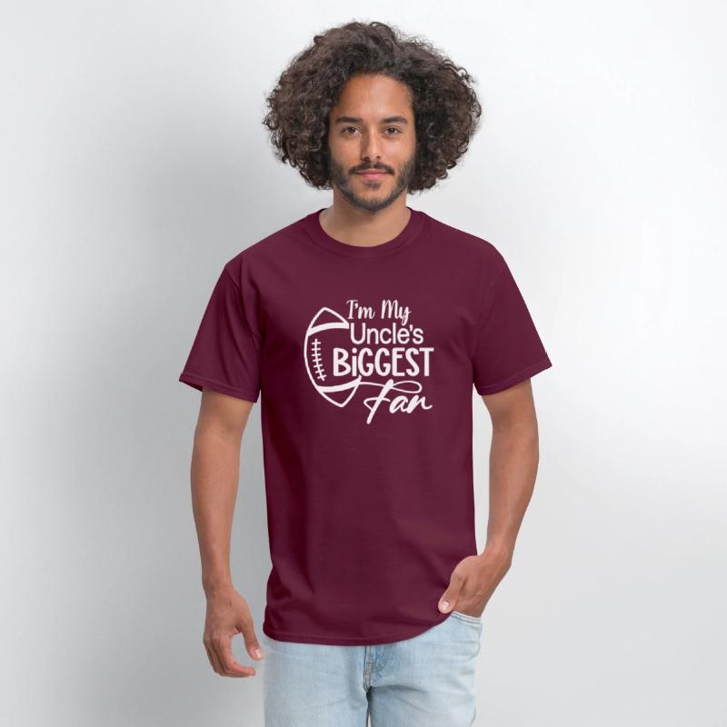 I'm My Uncle's Biggest Fan Cheering Football Shirt