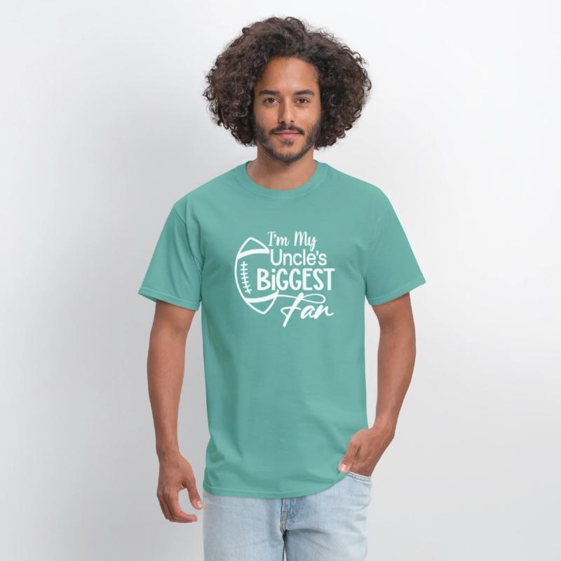 I'm My Uncle's Biggest Fan Cheering Football Shirt