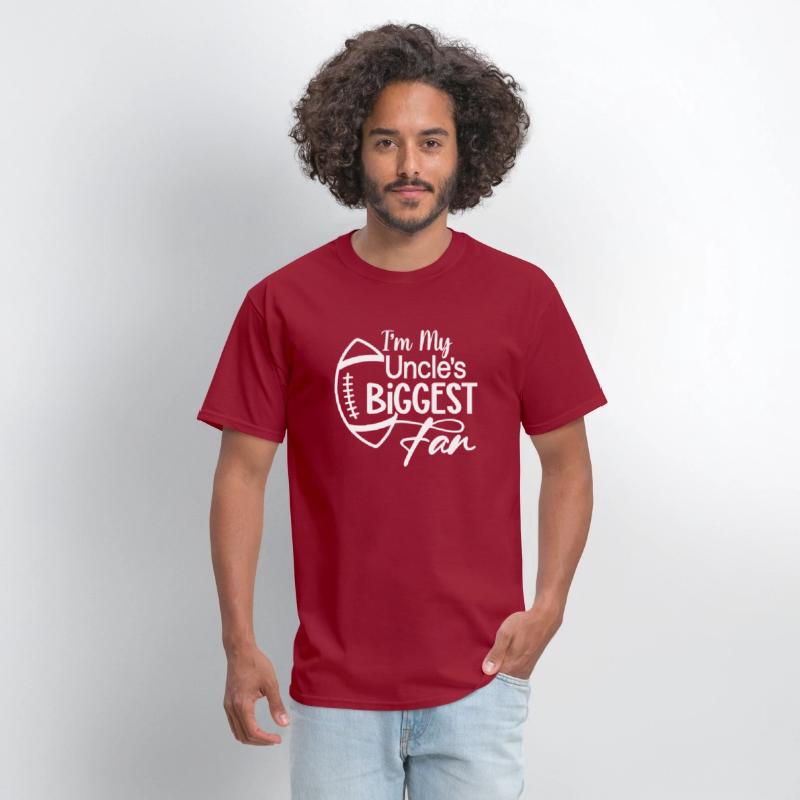 I'm My Uncle's Biggest Fan Cheering Football Shirt