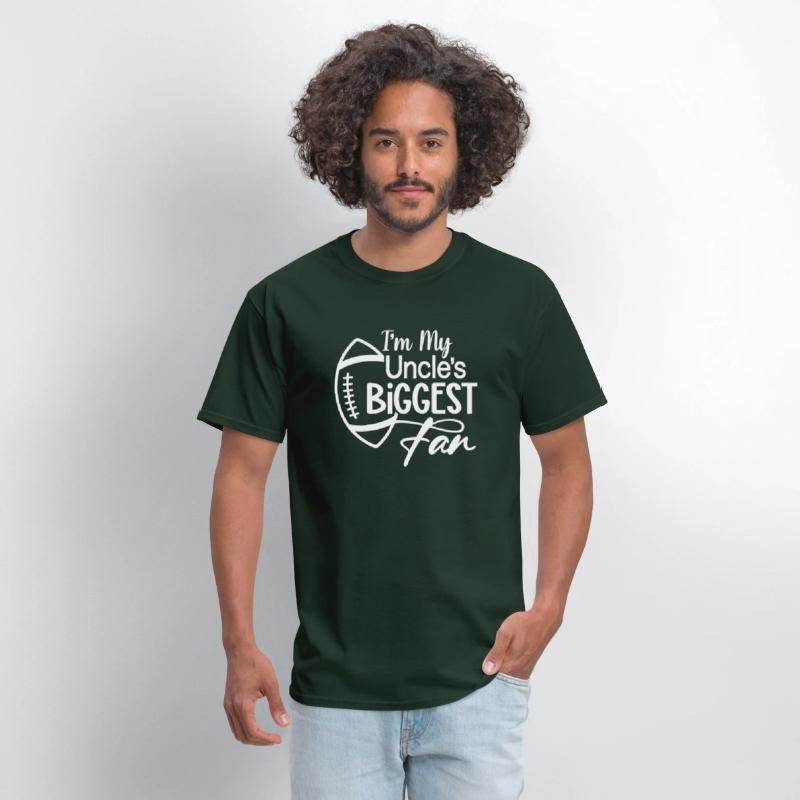 I'm My Uncle's Biggest Fan Cheering Football Shirt