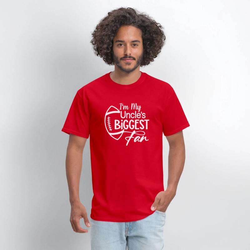 I'm My Uncle's Biggest Fan Cheering Football Shirt