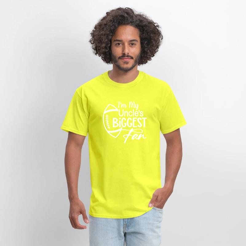 I'm My Uncle's Biggest Fan Cheering Football Shirt