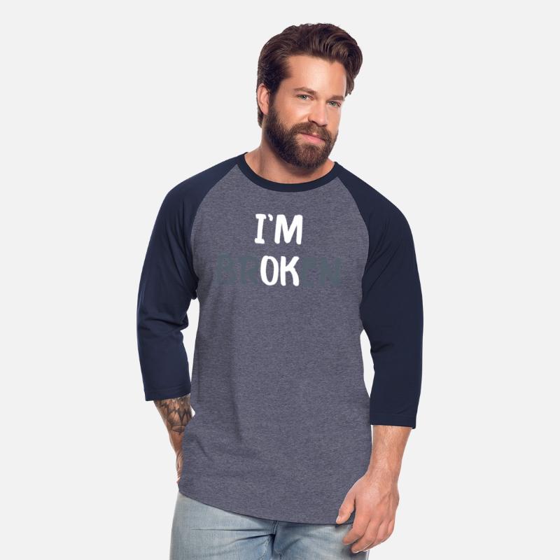 I'M Ok I'M Broken Mental Health Awareness Invisibl