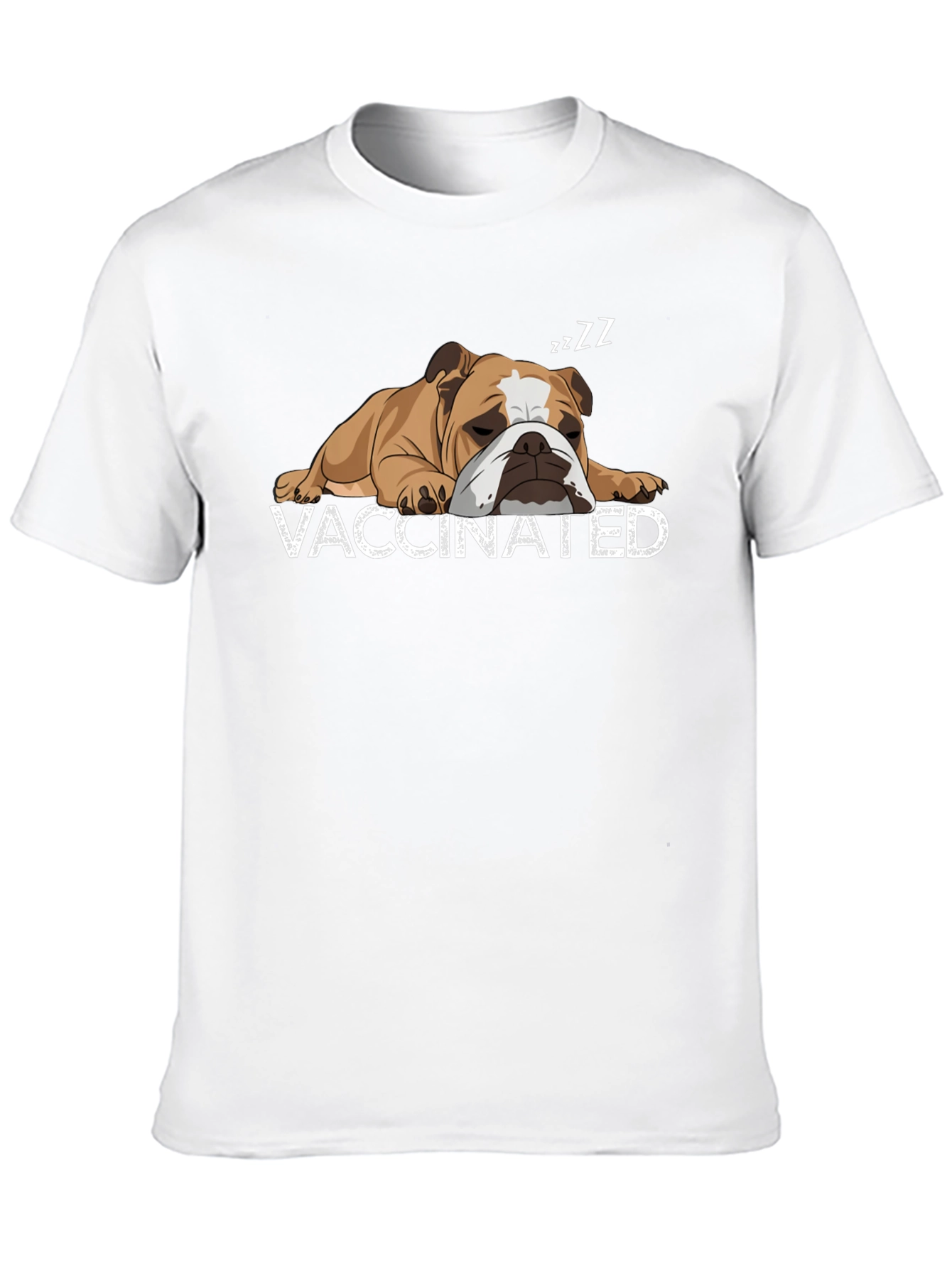Vaccinated Bulldog T-Shirt