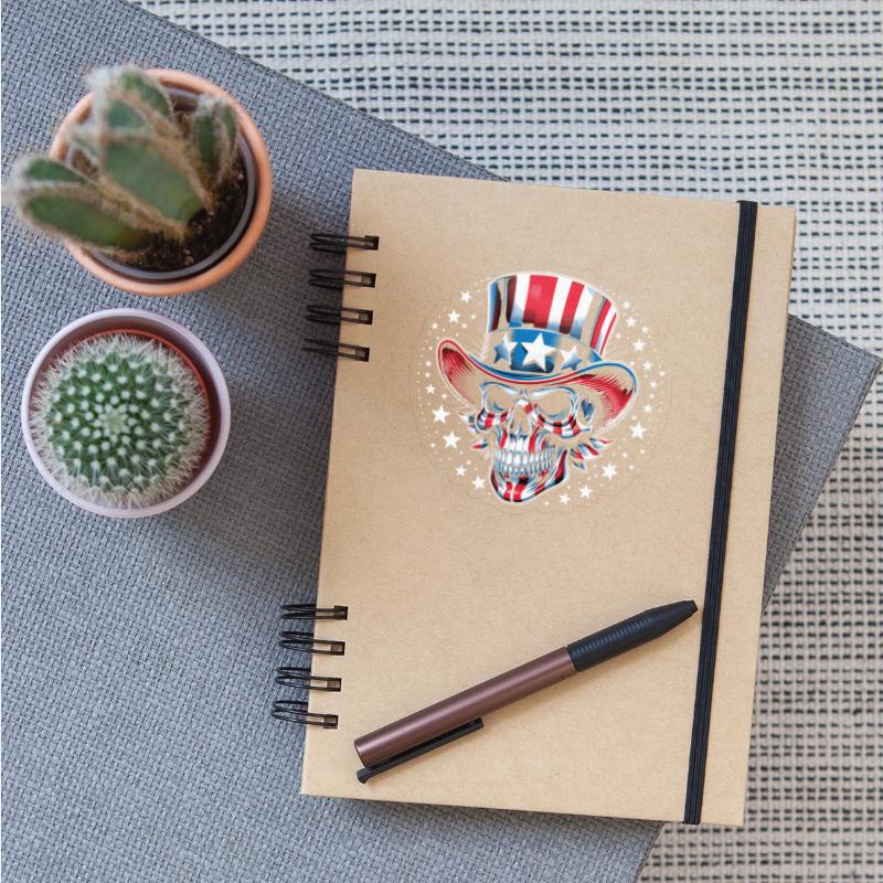 Independence Day 2024 Patriotic sugar Skull Fourth
