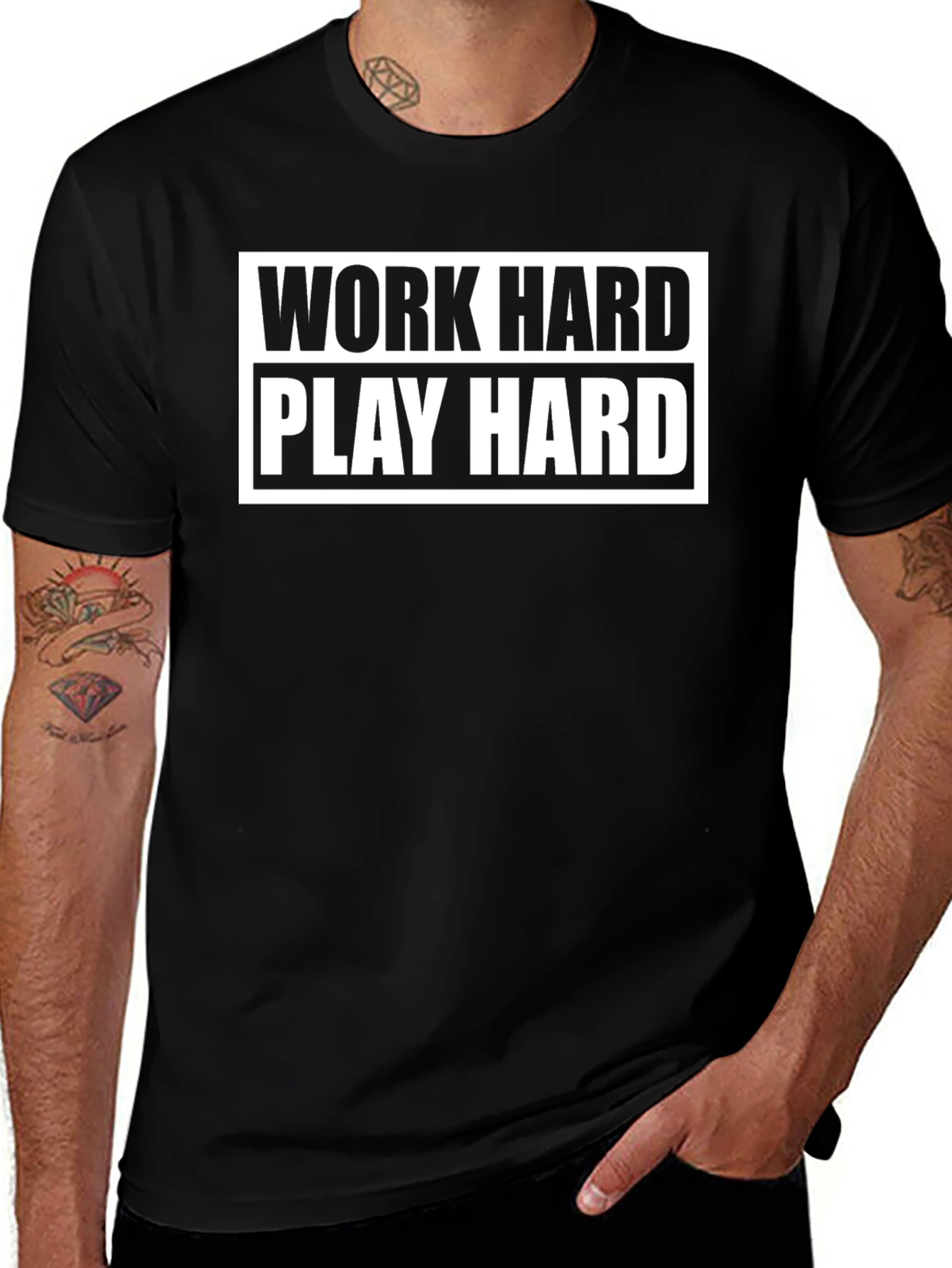 Work Hard Play Hard Graphic Tee