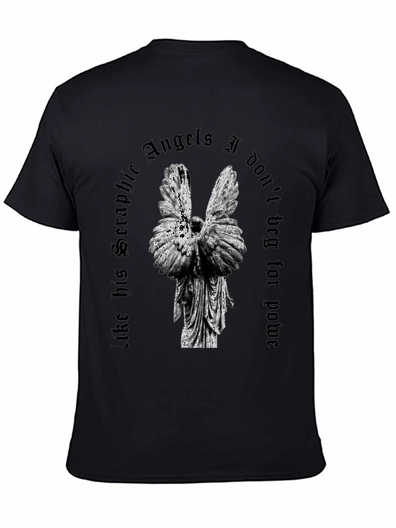 Seraphic Angels Graphic T-Shirt - Dark Aesthetic