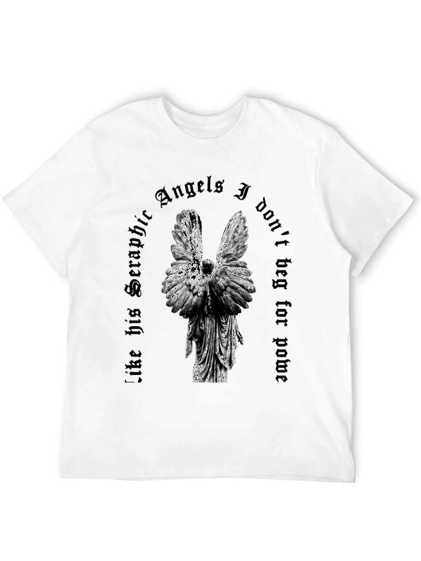 Seraphic Angels Graphic T-Shirt - Dark Aesthetic