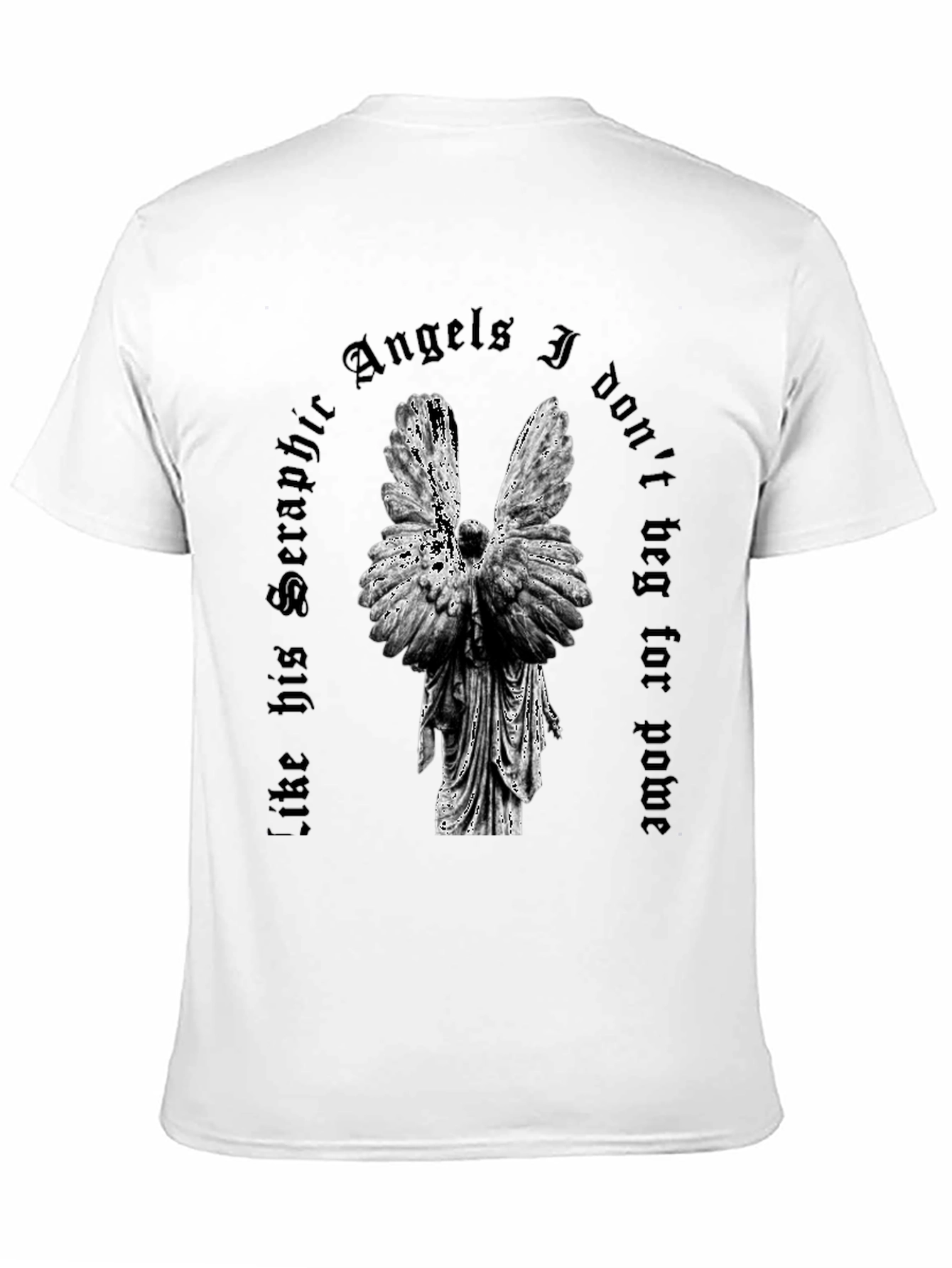 Seraphic Angels Graphic T-Shirt - Dark Aesthetic