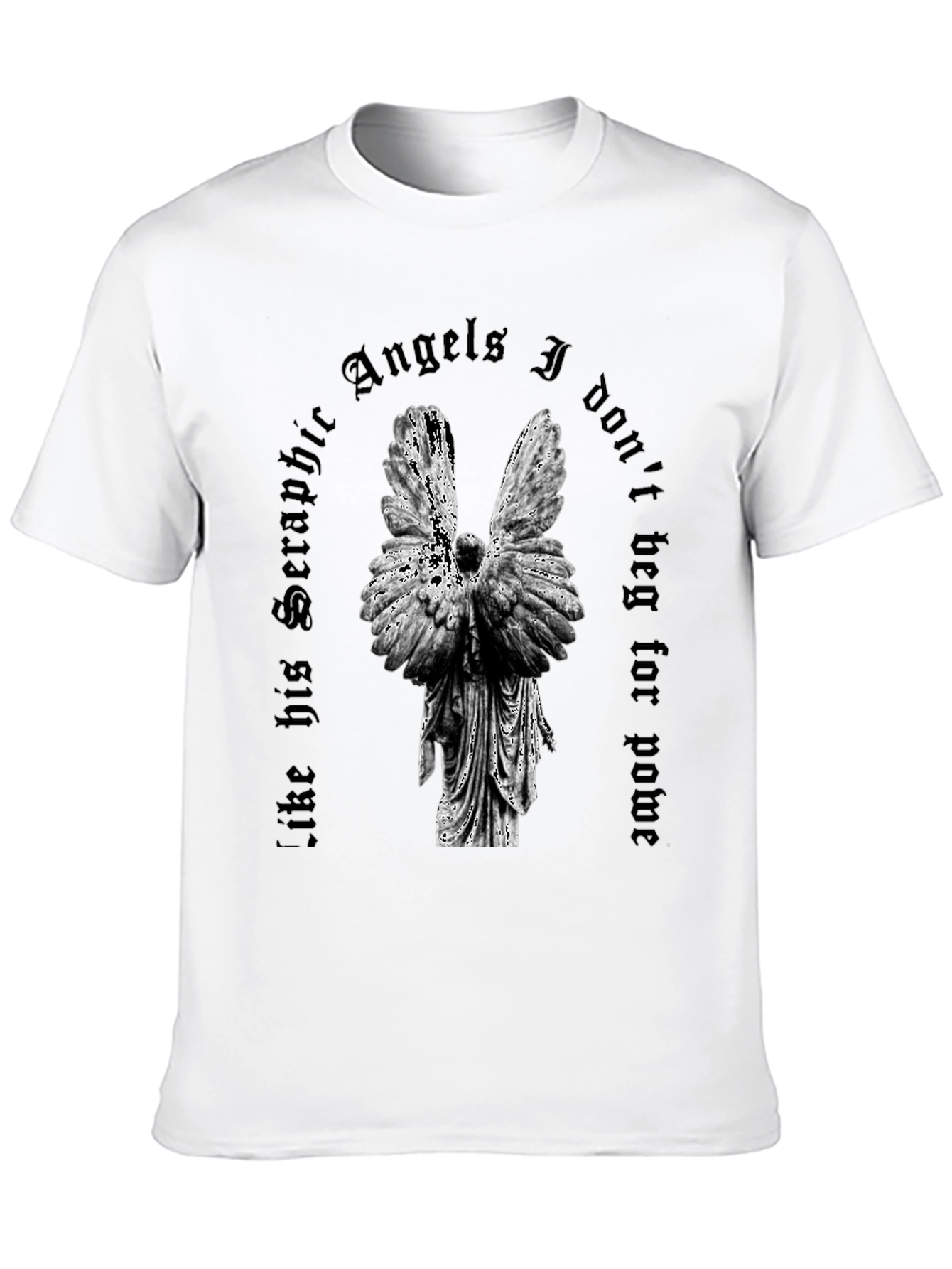 Seraphic Angels Graphic T-Shirt - Dark Aesthetic