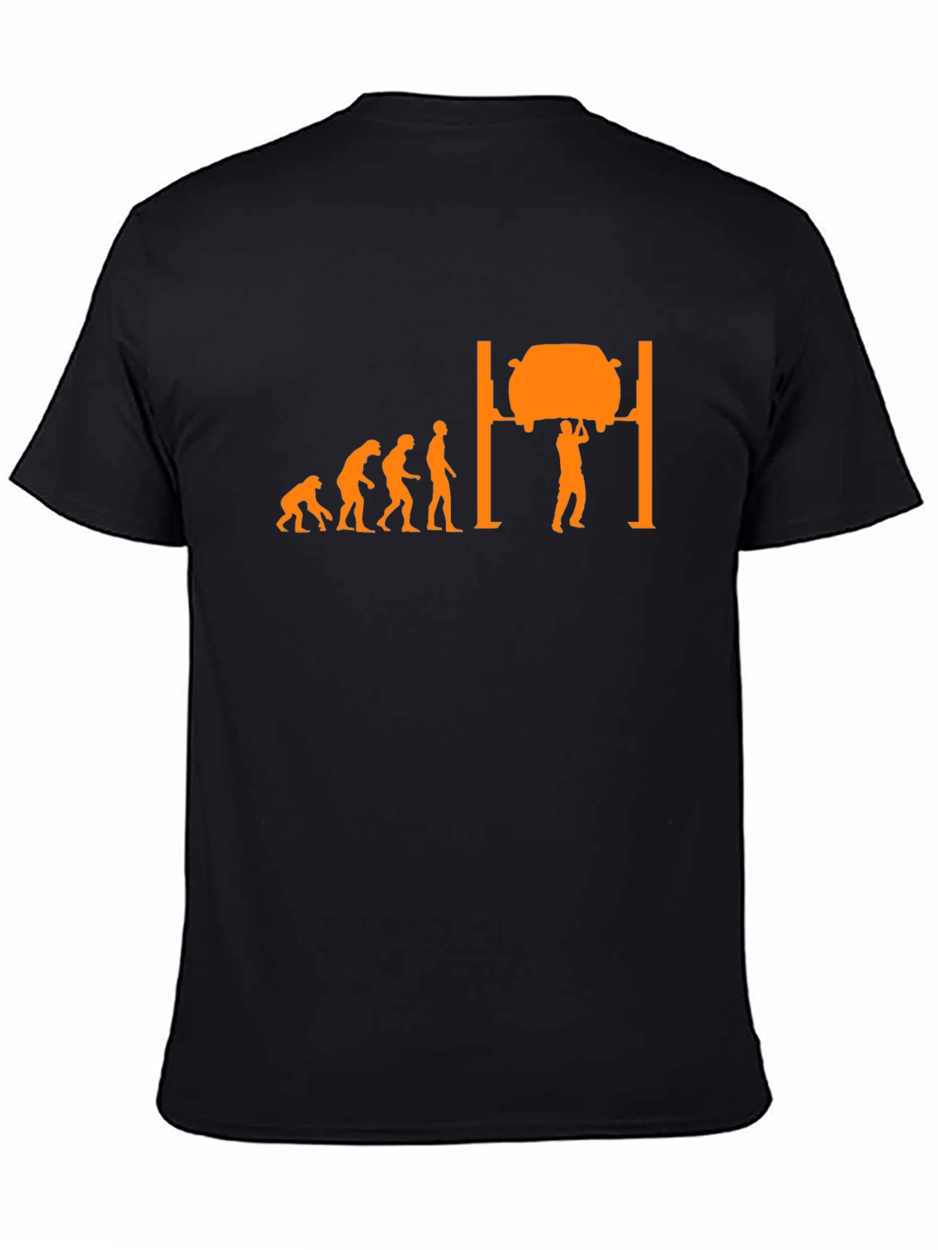 Mechanic Evolution Black Graphic Tee