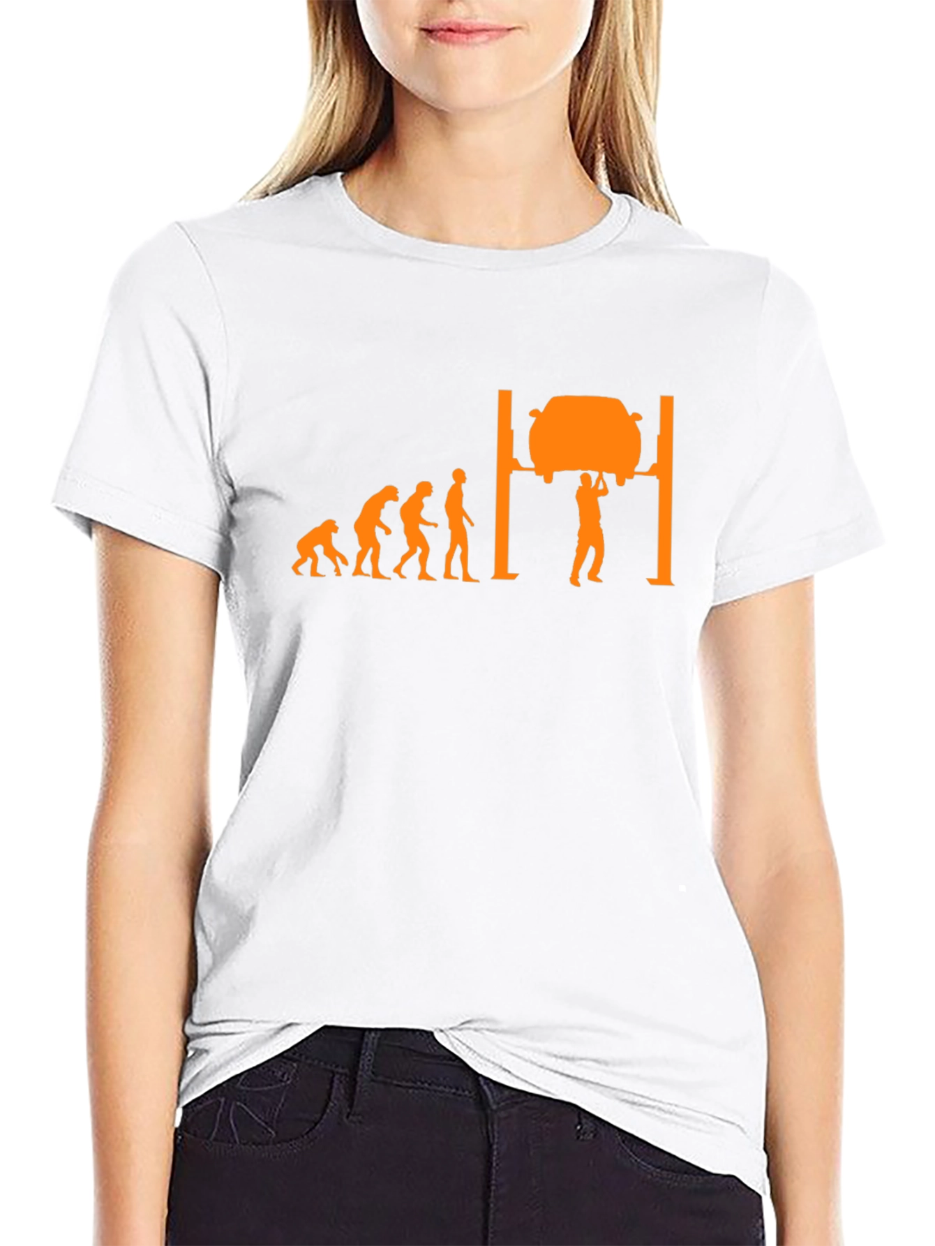 Mechanic Evolution Black Graphic Tee