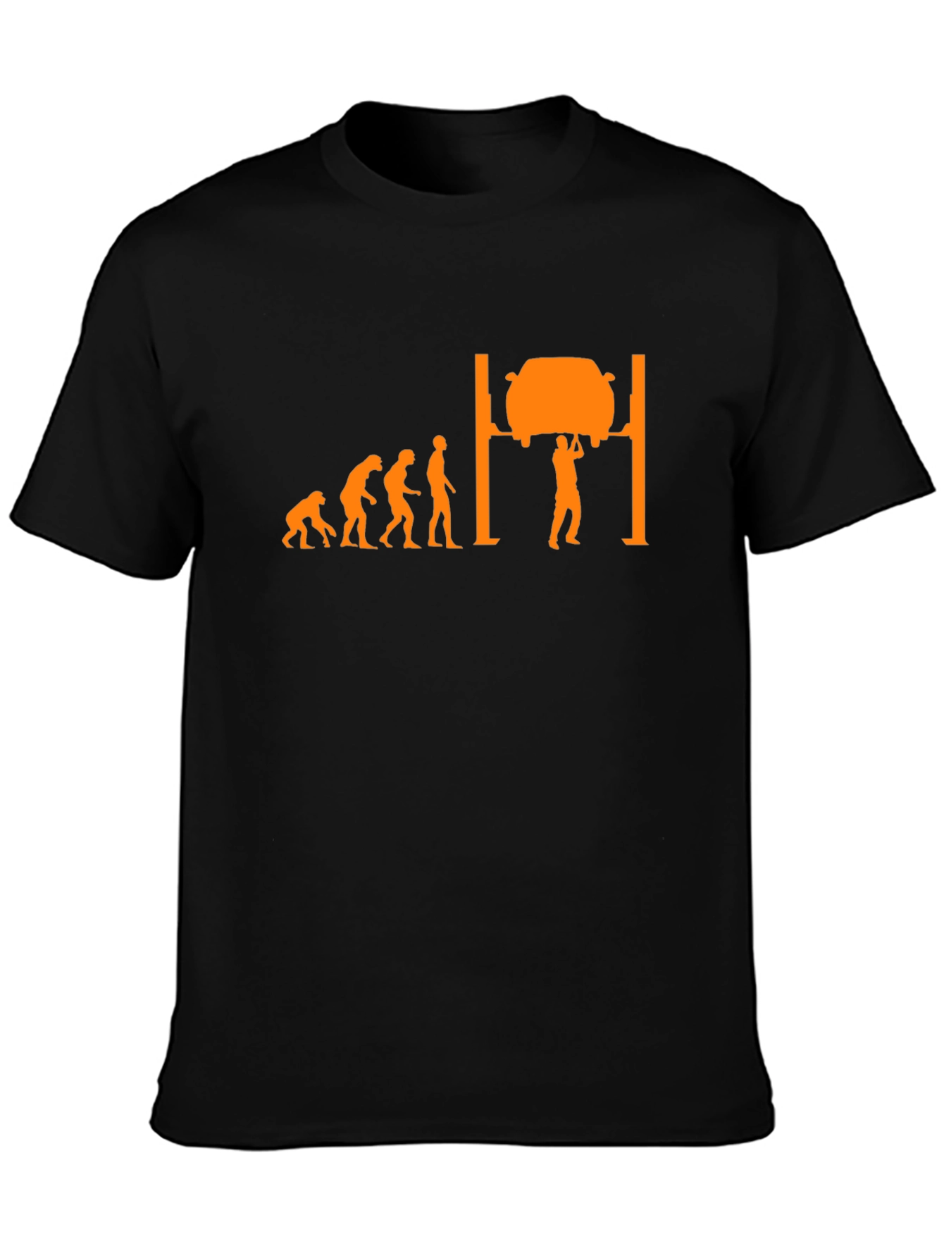 Mechanic Evolution Black Graphic Tee