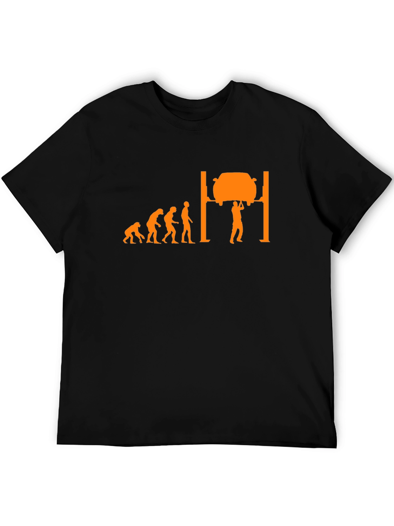 Mechanic Evolution Black Graphic Tee