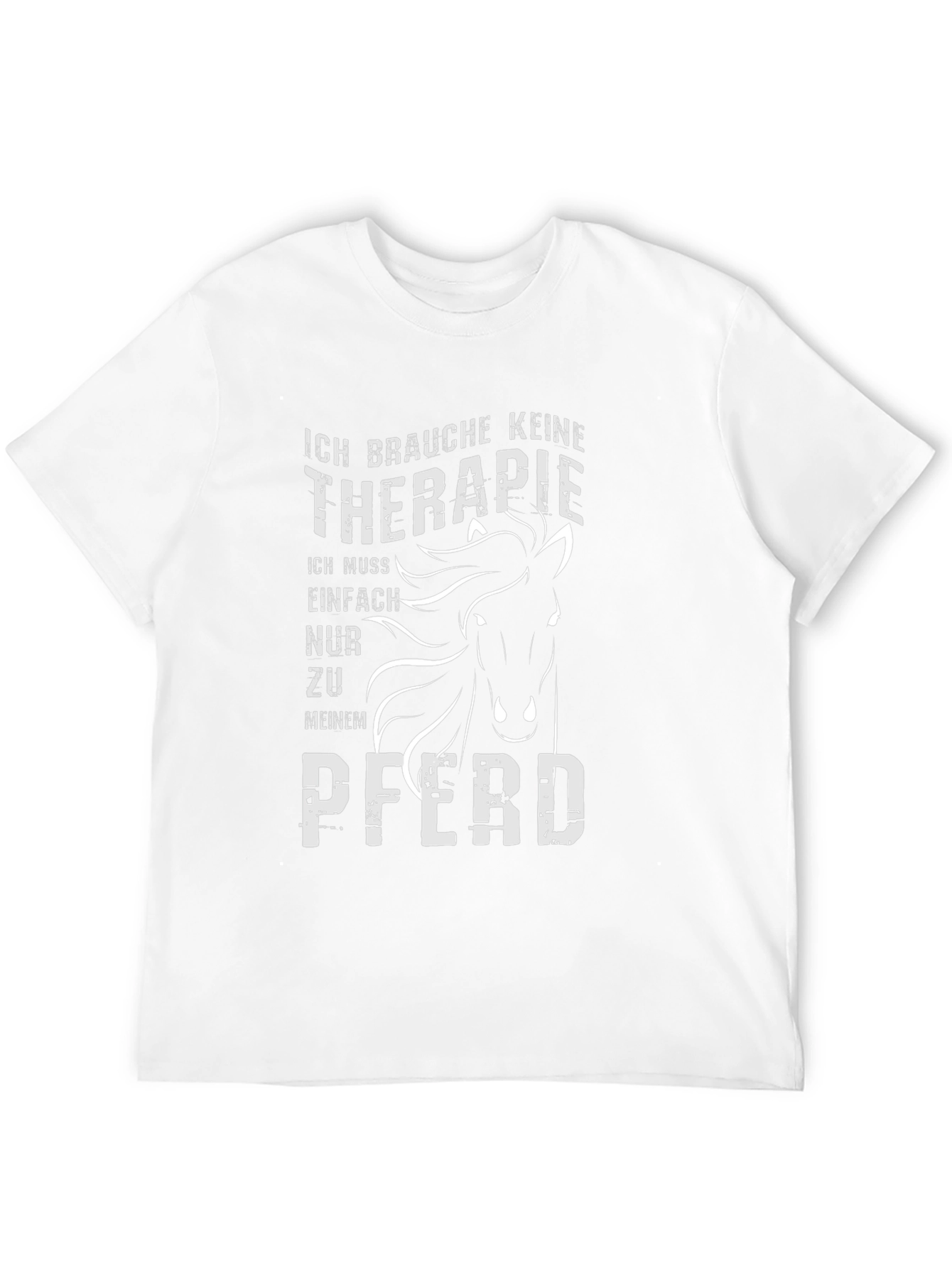 Ich Brauche Keine Therapie Horse T-Shirt