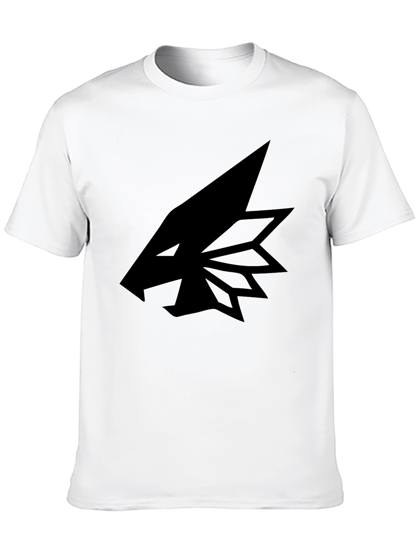 Geometric Wolf Graphic T-Shirt