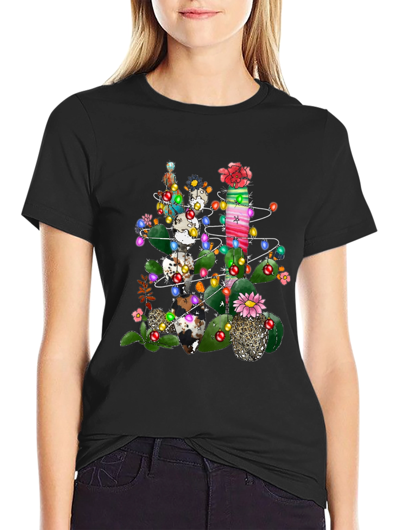 Cactus Christmas T-Shirt