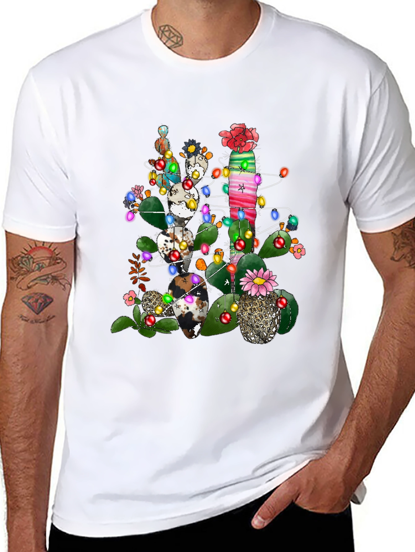 Cactus Christmas T-Shirt