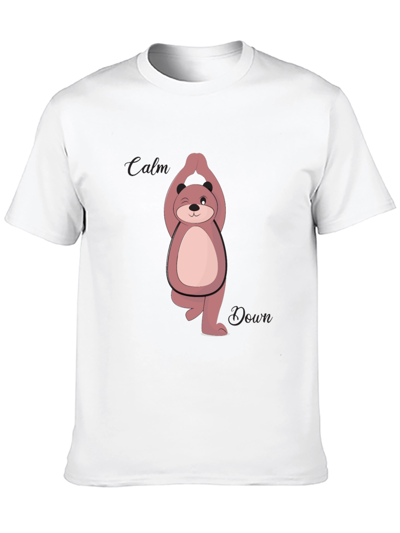 Yoga Bear Graphic T-Shirt - Relaxed Fit