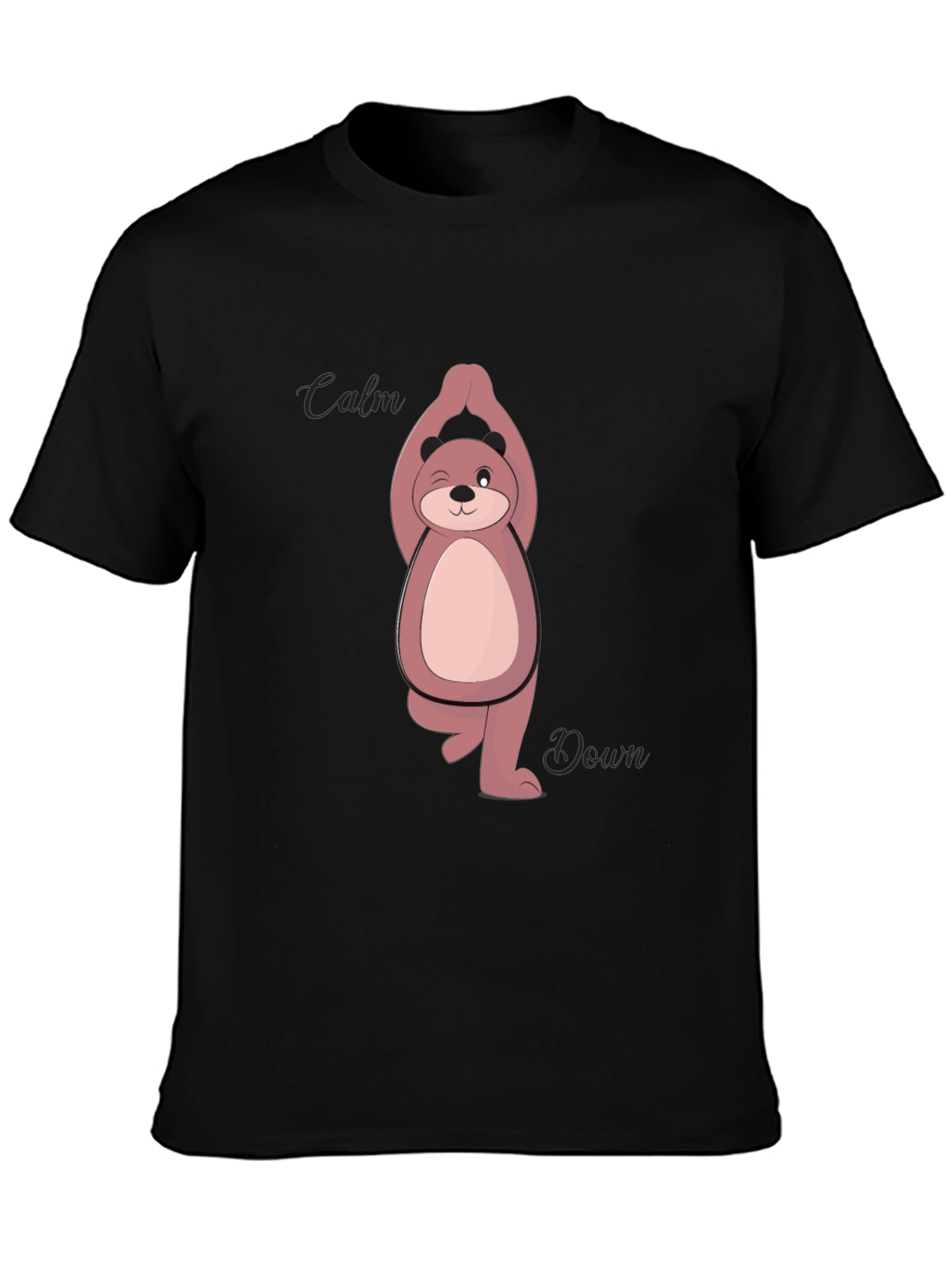 Yoga Bear Graphic T-Shirt - Relaxed Fit
