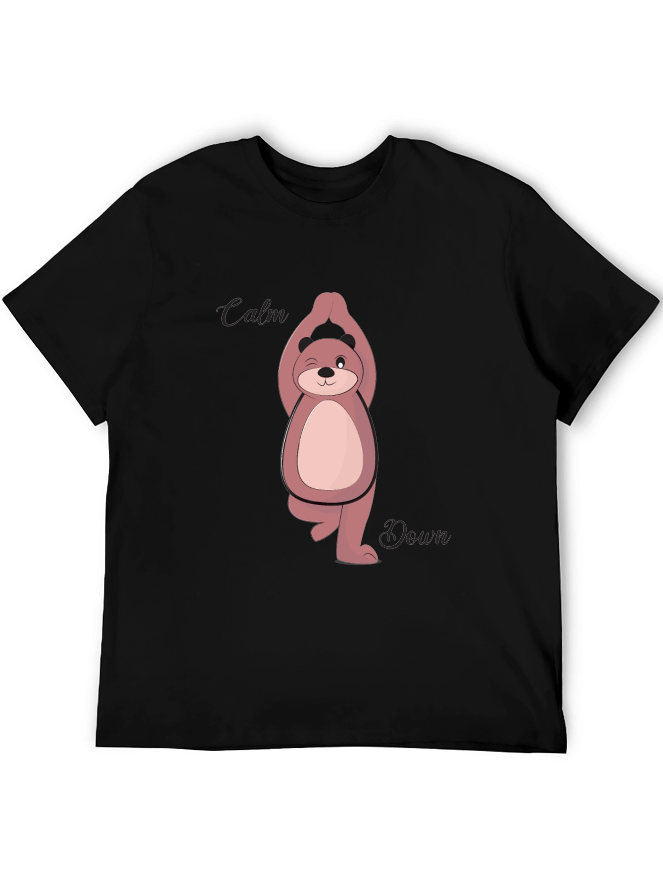 Yoga Bear Graphic T-Shirt - Relaxed Fit