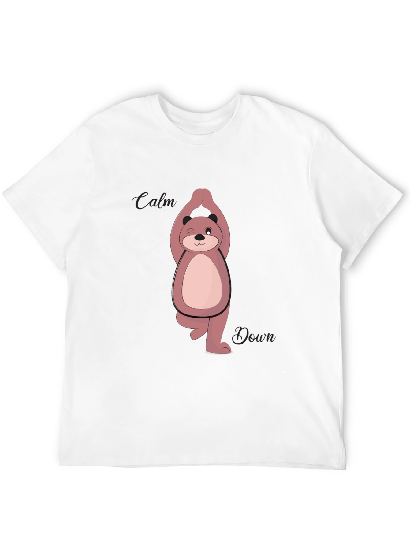Yoga Bear Graphic T-Shirt - Relaxed Fit