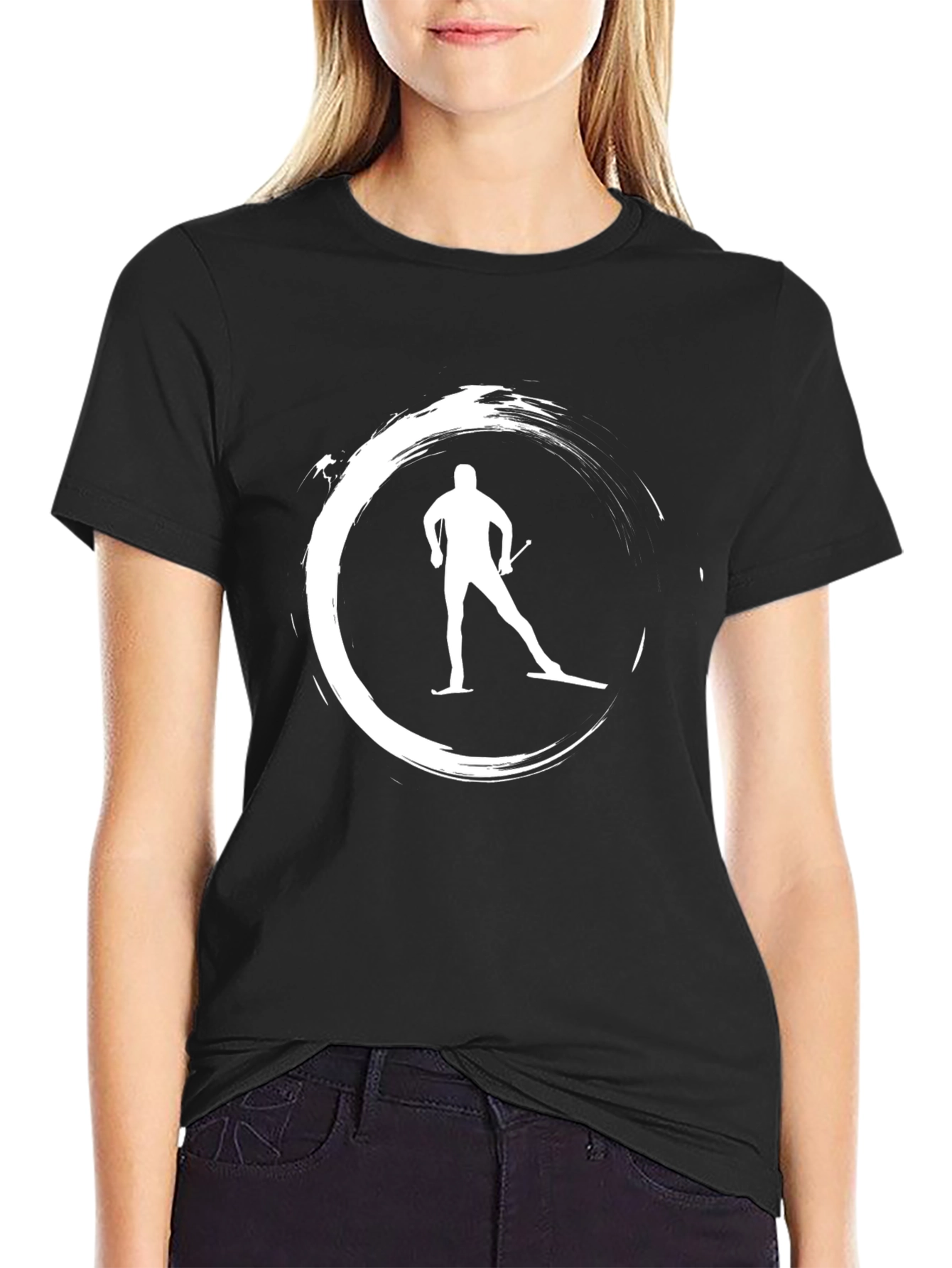 Skiing Graphic T-Shirt