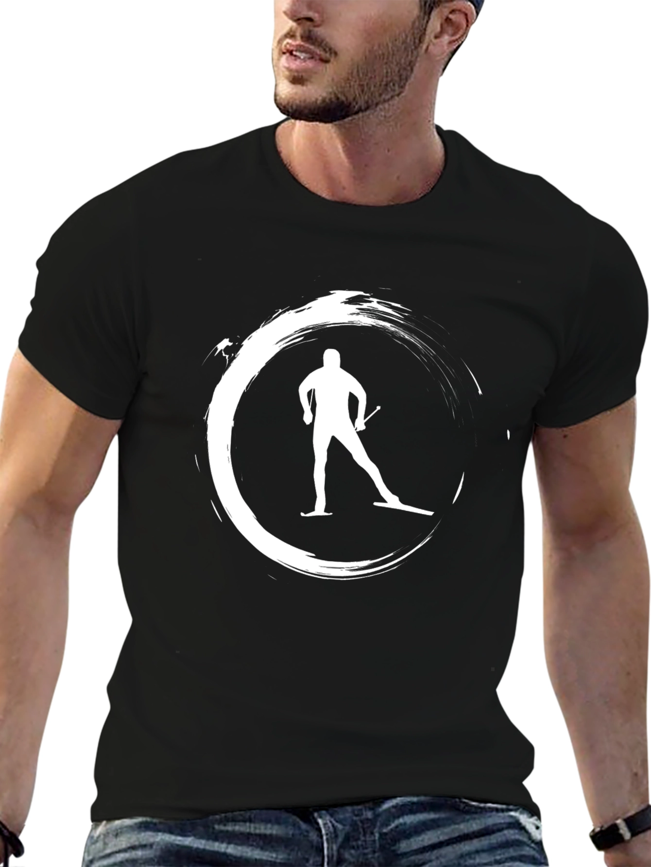Skiing Graphic T-Shirt