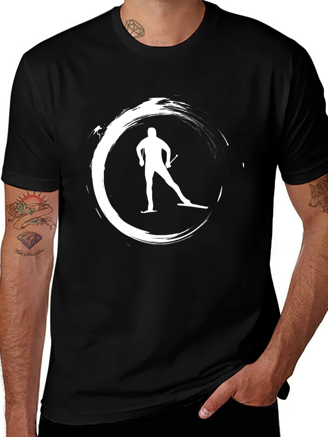 Skiing Graphic T-Shirt