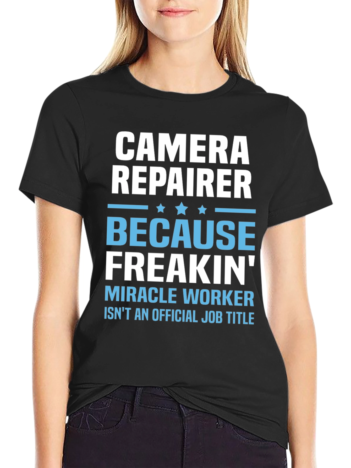 Camera Repairer T-Shirt - Funny Job Title Tee