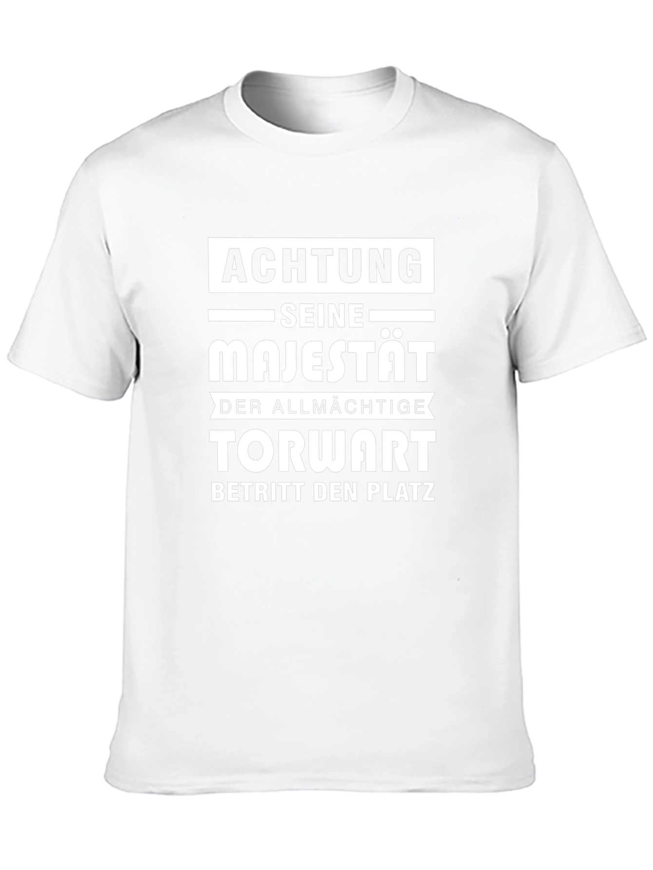 Achtung Torwart T-Shirt - Majestic Goalie