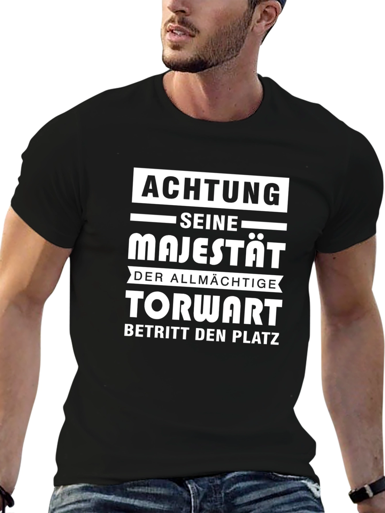 Achtung Torwart T-Shirt - Majestic Goalie