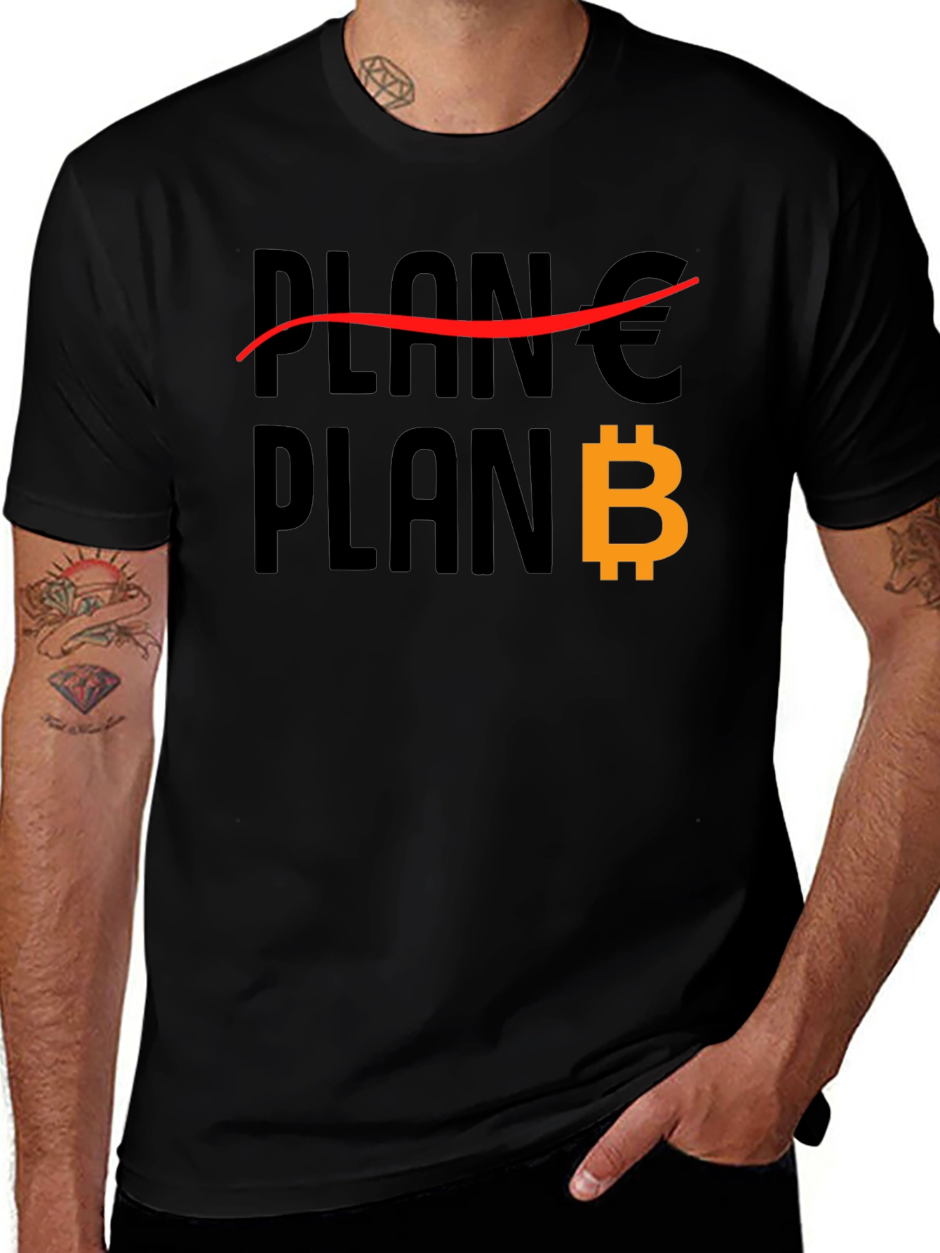Plan B Bitcoin T-Shirt - Crypto HODL Tee